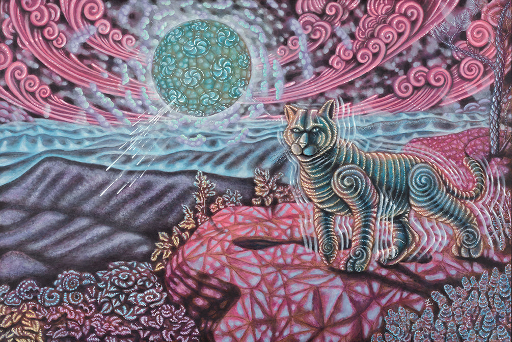 A Cougar on McAfee Knob - Canvas Prints